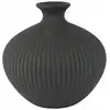 Image de Vase en grès noir, H 13 cm