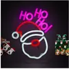 Image de Panneau lumineux à leds effet néon - Pere Noel