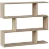 Image de Bibliothèque effet bois beige 117x25 cm