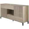 Image de Buffet effet bois beige 151x41 cm