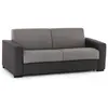 Image de Canapé lit 2 places en tissu gris, anthracite 180x95 cm
