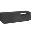 Image de Meuble TV effet bois ardoise 150x43 cm