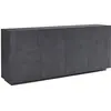 Image de Buffet effet bois ardoise 200x43 cm