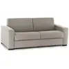 Image de Sofa fixe 3 places tissu gris taupe 220x95 cm