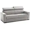 Image de Canapé lit 2 places en tissu gris 200x95h85 cm