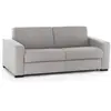 Image de Canapé lit 3 places en tissu gris 220x95h90 cm