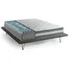 Image de Matelas double en memory foam blanc 80x200 cm