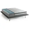 Image de Matelas simple en mousse à mémoire de forme blanc 80x190 cm