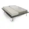 Image de Matelas simple en tissu blanc 80x190 cm