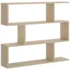 Image de Bibliothèque effet bois beige 117x25 cm