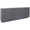 Image de Buffet effet bois ardoise 224x44 cm