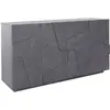 Image de Buffet effet bois ardoise 162x44 cm