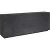 Image de Buffet effet bois ardoise 220x43h86 cm