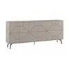 Image de Buffet effet bois ciment 184x35 cm