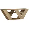 Image de Meuble tv effet bois beige 110x30 cm