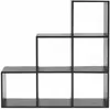 Image de Bibliothèque en échelle avec 6 cubes noir