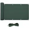Image de Ecran brise-vue de balcon 0,9x5 m en hdpe vert