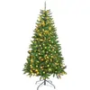 Image de Sapin de Noël 210 cm avec 400 lumières LED vert