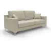 Image de Canapé en tissu imperméable antitache 206 cm beige