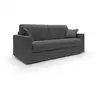 Image de Canapé lit convertible en tissu imperméable 166 cm anthracite