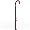Image de Arkema - FUNNY YIN T125 douche extérieure avec douchette à pied - eau froide et chaude - Rouge rubis