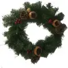 Image de Décoration de noël verte 35x35 h3 cm