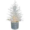 Image de Sapin de Noël artificiel avec lumières, 90 cm de haut