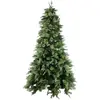 Image de Sapin de Noël artificiel vert avec pommes de pin, 210 cm de haut