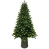 Image de Sapin de Noël artificiel avec tronc, 240 cm de haut
