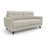 Image de Canapé lit convertible en tissu imperméable 188 cm crème