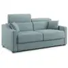 Image de Canapé lit en tissu détachable 171 cm bleu pastel
