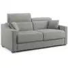 Image de Canapé lit en tissu détachable 171 cm gris