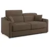 Image de Canapé lit en tissu détachable 191 cm brun