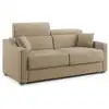 Image de Canapé lit en tissu détachable 191 cm beige
