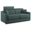 Image de Canapé lit en tissu détachable 211 cm vert