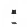 Image de Lampe de table led poldina pro mini aluminium gris foncé