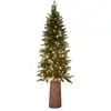 Image de Sapin de Noël en polyéthylène H 210 cm 480 Mini LED