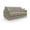 Image de Canapé lit convertible en tissu imperméable 200 cm brun