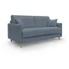 Image de Canapé lit convertible en tissu imperméable 200 cm bleu