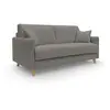 Image de Canapé lit convertible en tissu imperméable 180 cm taupe