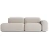 Image de Canapé Modulable 3 Places Tissu Beige