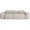 Image de Canapé 3 Places en Tissu Beige