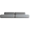 Image de Canapé Modulable 6 places en Tissu Gris Foncé