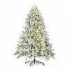 Image de Sapin de noël enneigé 210 cm, 3964 branches, 3000 micro-led, ø 142 cm