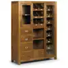 Image de Buffet en bois de mindi marron 4+3 tiroirs H 155 cm