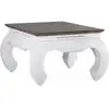 Image de Table basse en bois marron et blanc L 60 cm