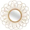 Image de Miroir rond rotin 56cm
