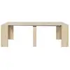 Image de Table extensible 3 en 1 - L90 x H78 cm - Marron