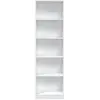 Image de Etagère murale 4 tablettes l52cm x h180cm - blanc