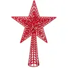 Image de Cimier de sapin de noël étoile rouge